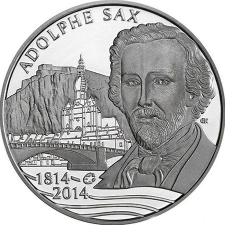 Belgio 10€ Adolphe Sax 2014