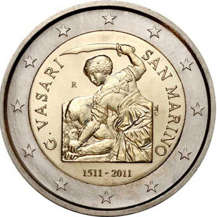 San Marino 2€ 2011 - Vasari