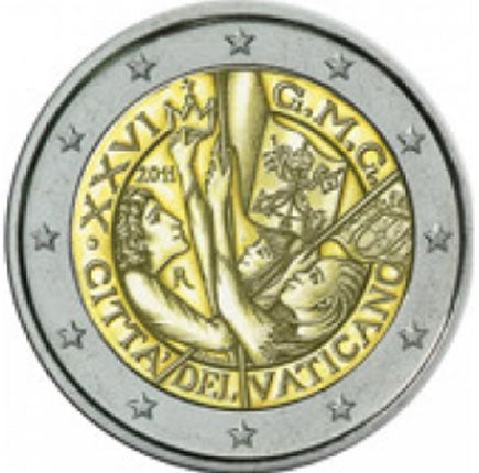 Vaticano 2€ 2011 - Giornate della Gioventù