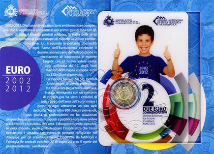 San Marino 2€ 2012 - 10 anni dell'Euro