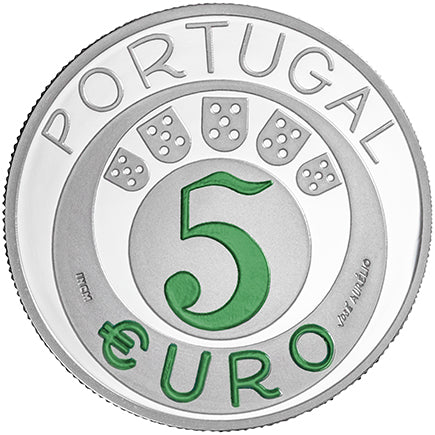 Portogallo 5€ 45 Anni del 25 Aprile 2019 Argento Proof