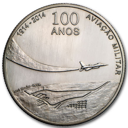 Portogallo €2,50 - 100 anni di Aviazione Militare 2014