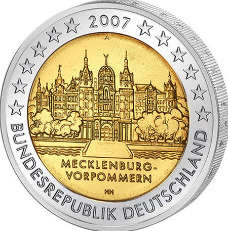 Germania 2€ Meclemburgo Pomerania 2007