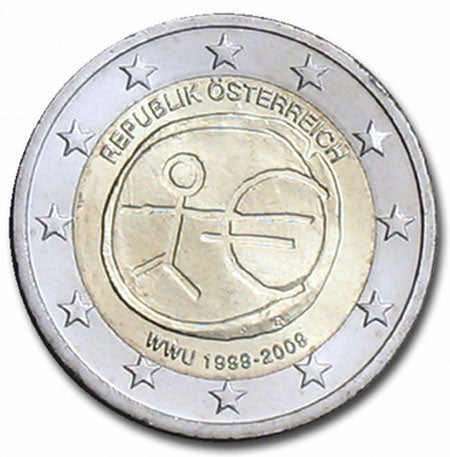 Austria 2€ E.M.U. 2009