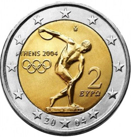 Grecia 2€ Olimpiadi Atene 2004