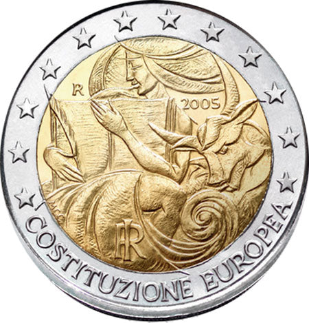 Italia 2€ Costituzione Europea 2005