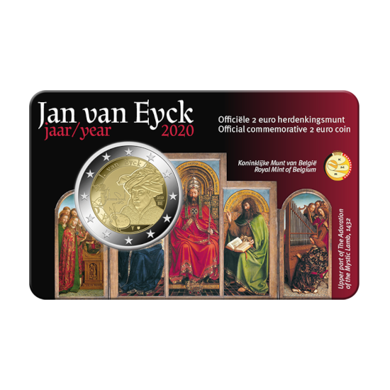 Belgio 2€ 2020 Jan Van Eyck