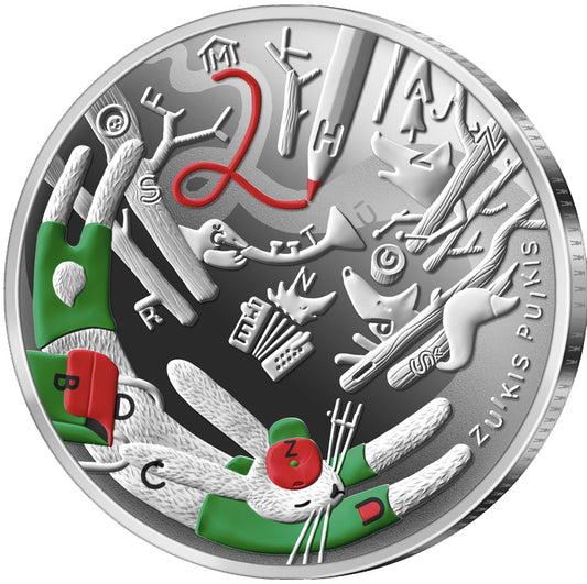 Lituania €5 Racconti della mia infanzia Silver Proof 2022