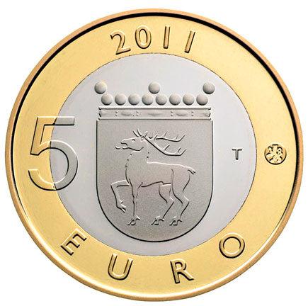 Finlandia 5€ Provincia delle Isole Land 2011