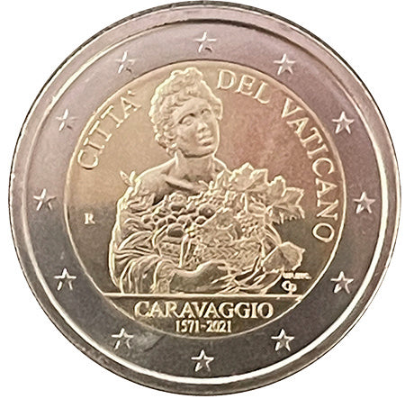 Vaticano 2€ Caravaggio 2021