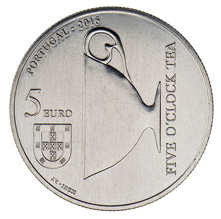 Portogallo 5€ Catarina de Bragança 2016