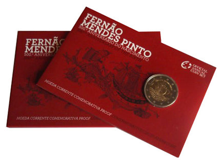 Portogallo 2€ Fernão Mendes Pinto Proof 2011