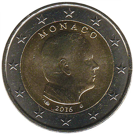 Monaco 2€ 2016 Attuale