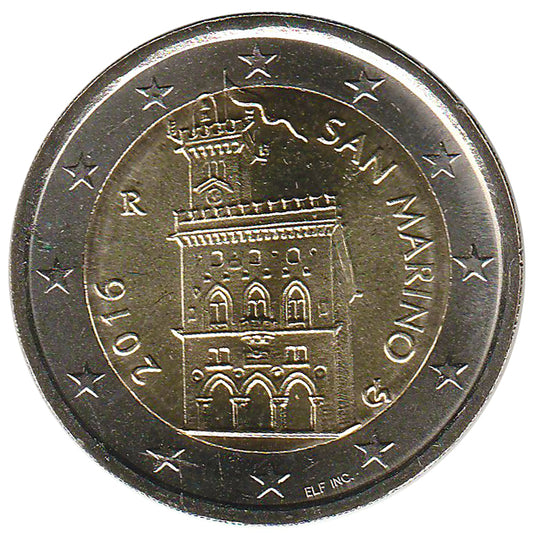 San Marino €2 2016 Attuale - COINCARD