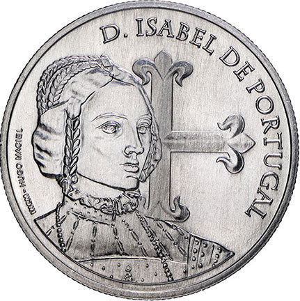 Portogallo 5€ D. Isabel de Portogallo 2015