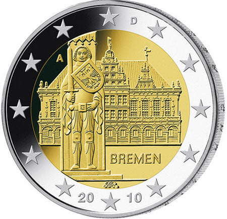 Germania 2€ Mercato di Brema 2010