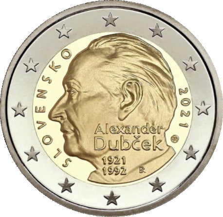 Slovacchia 2€ Alexander Dubcek 2021