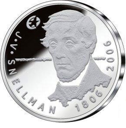 Finlandia €10 J. V. Snellman 2006