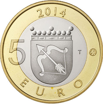 Finlandia €5 Cuculo della Carelia 2014