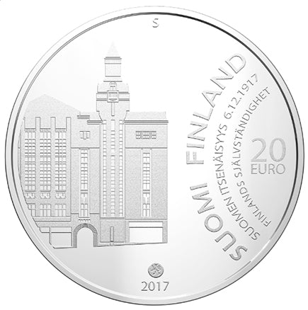 Finlandia €20 100 anni dell'Indipendenza 2017