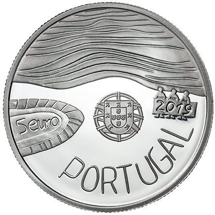 Portogallo 5€ O Mar 2019 Argento Proof