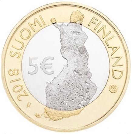 Finlandia 5€ Fiume Porvoonjoki 2018