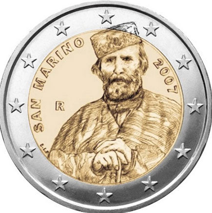 San Marino 2€ 2007 - Garibaldi