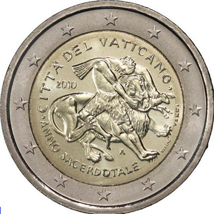 Vaticano 2€ 2010 - Anno Sacerdotale