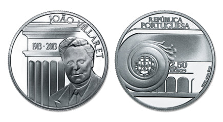 Portogallo €2,5 João Villaret Proof 2013